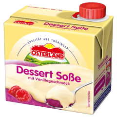 Osterland Dessert Soße mit Vanillegeschmack