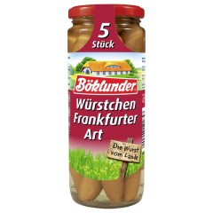 Böklunder Würstchen Frankfurter Art