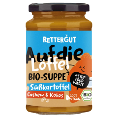 Rettergut Bio Suppe Süßkartoffel Cashew Kokos vegan