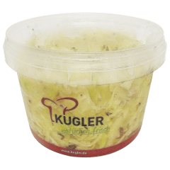 Kugler Weißkrautsalat mit Speck und Kümmel in Essig-Öl-Dressing