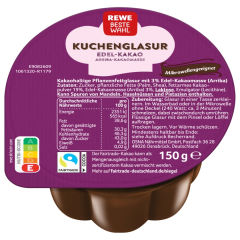 REWE Beste Wahl Kuchenglasur Dunkel