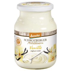 Schrozberger Milchbauern Bio Joghurt Vanille mild