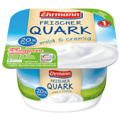 Ehrmann Frischer Quark 20 % Fett i. Tr.