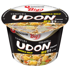 Nongshim Big Bowl Noodle Soup Tempura Udon Flavour