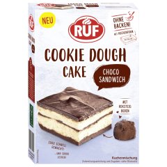 Ruf Backmischung Cookie Dough Cake Choko Sandwich