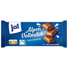 ja! Alpenvollmilch-Schokolade