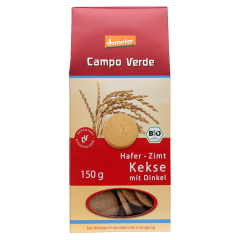 Campo Verde Bio demeter Hafer-Zimt Kekse mit Dinkel