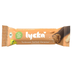 Lycka Bio Schokoriegel Erdnuss Salted Caramell vegan