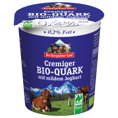 Berchtesgadener Land Bio Cremiger Quark 0,2%