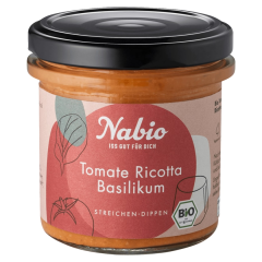 Nabio Bio Tomate Ricotta Basilikum Aufstrich