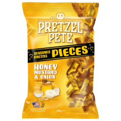 Pretzel Pete Seasoned Pretzel Pieces Honey Mustard & Onion