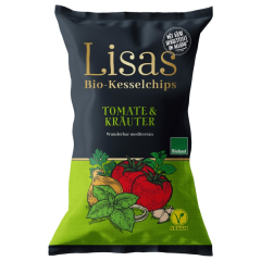 Lisa's Bio-Kesselchips Tomate & Kräuter vegan