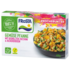 Frosta Gemüsepfanne Zucchini & Kichererbsen vegan