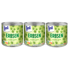 ja! Erbsen extra fein