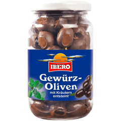 Ibero Schwarze Gewürzoliven entsteint