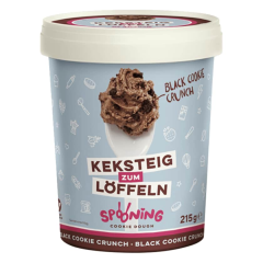 Spooning Cookie Dough Keksteig Black Cookie Crunch