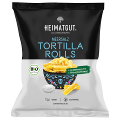 Heimatgut Bio Tortilla Rolls Meersalz glutenfrei vegan