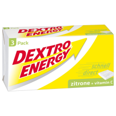 Dextro Energy Würfel Zitrone+Vitamin C