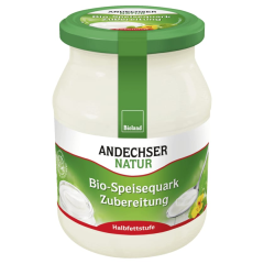 Andechser Bio Speisequark Zubereitung