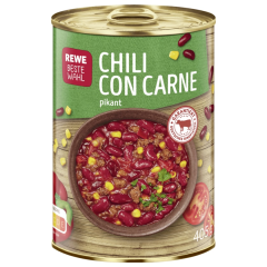 REWE Beste Wahl Chili con Carne pikant