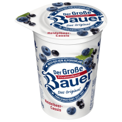 Bauer Fruchtjoghurt Heidelbeere-Cassis