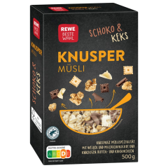 REWE Beste Wahl Knusper Müsli Schoko&Keks