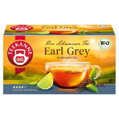 Teekanne Bio Earl Grey mit Bergamotteöl