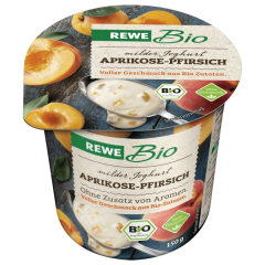 REWE Bio Joghurt mild Aprikose-Pfirsich