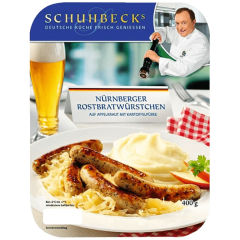 Schuhbecks Nürnberger Rostbratwürstchen+Püree