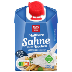 REWE Beste Wahl H-Sahne zum Kochen 15%