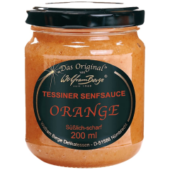 Wolfram Berge Tessiner Senfsauce Orange