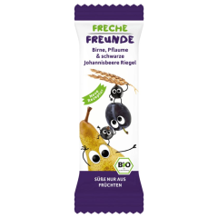 Erdbär Freche Freunde Bio Riegel Birne, Plaume & Brombeere