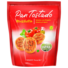 Arte Tapas Pan Tostado Bruschetta Tomate vegan