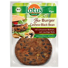 Lotus Bio-Burger Cashew-Black Bean vegan