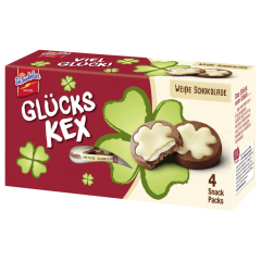 De Beukelaer Glücks-Kex Weiße Schokolade