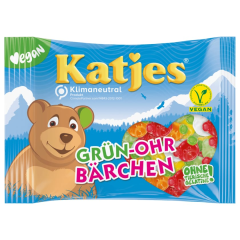 Katjes Fruchtgummi Grün-Ohr Bärchen vegan