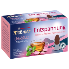 Meßmer Wohlfühl Momente Entspannung Rooibos-Melisse-Rosenblütenöl