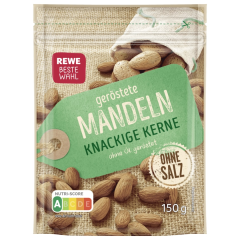 REWE Beste Wahl geröstete Mandeln ohne Salz