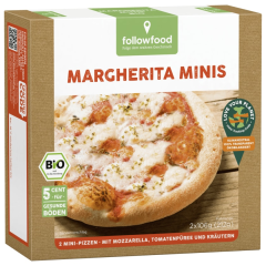 followfood Bio Pizza Margherita Minis 2 Stück