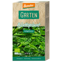 Garten Bio Demeter Blattspinat tiefgefroren