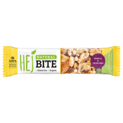 HEJ Natural Bite Vanilla & Cocoa Nibs Bio-Riegel