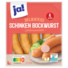 ja! Delikatess Schinken Bockwurst