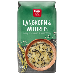 REWE Beste Wahl Langkornreis mit Wildreis