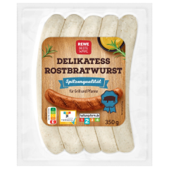 REWE Beste Wahl Delikatess-Rostbratwurst grob 350g,