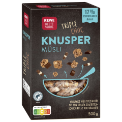 REWE Beste Wahl Knusper Müsli Triple Choc