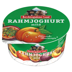 Berchtesgadener Land Rahmjoghurt mild Pfirsich Maracuja