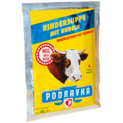 Podravka Rindersuppe mit Nudeln