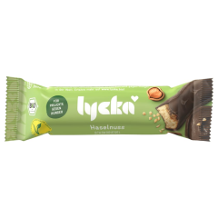 Lycka Bio Schokoriegel Haselnuss vegan