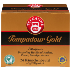 Teekanne Pompadour Gold