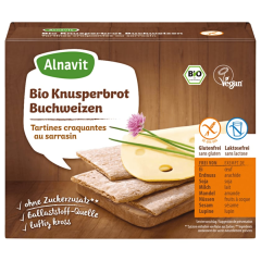 Alnavit Bio Knusperbrot Buchweizen glutenfrei